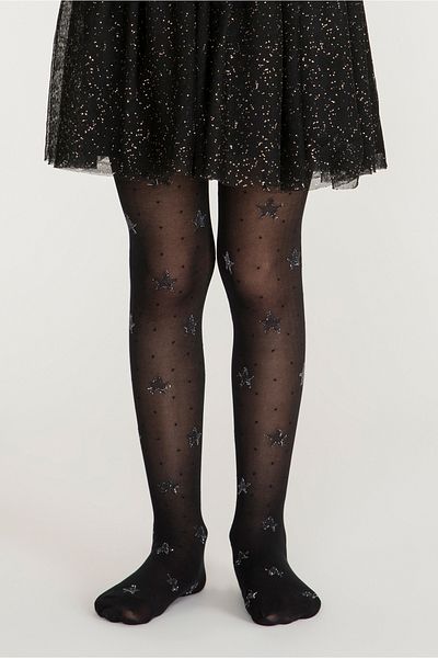 Penti Black Pretty Starpoint Pantyhose