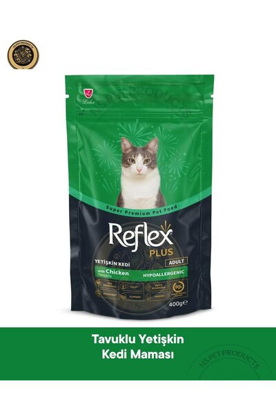 Reflex Plus Hypoallergenic Tavuklu Yetişkin Kedi Maması 400gr