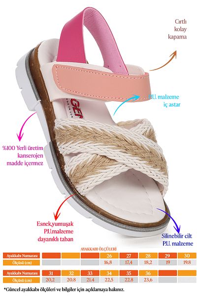 Kiko Kids Ορθοπεδικά Κοριτσίστικα Σανδάλια Şb 2843-47
