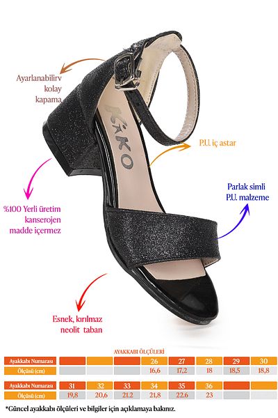 Kiko Kids Sandale cu toc de 4 cm Alexa Daily pentru fete