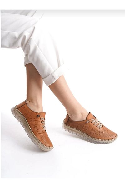 SUDE AYAKKABI Sude Shoes Genuine Leather Gel Sole