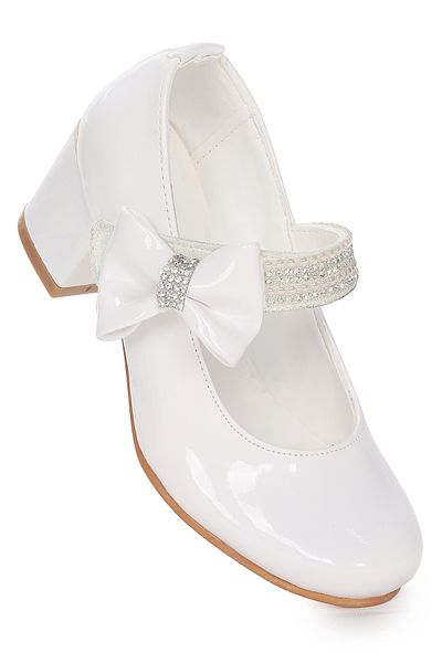Kiko Kids Cameli Patent Leather Daily Girl's 4 cm Heeled Evening Dress Shoes