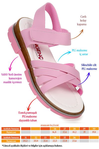 Kiko Kids Sandale pentru fete Şb 2722-27