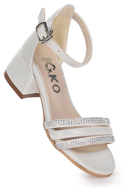 Kiko Kids Helena Vakko Daily Girl's 3 cm Heeled Sandals Evening Dress Shoes