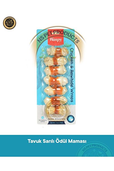 Wanpy Deri Üzerine Tavuk Sarılı Köpek Ödül Maması 90 gr