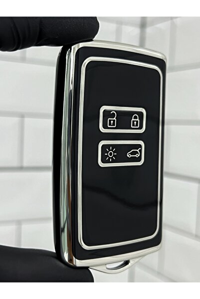 BARKAS ELEKTRONİK Renault Austral Megane E-Tech - Carcasa cheii neagră argint...