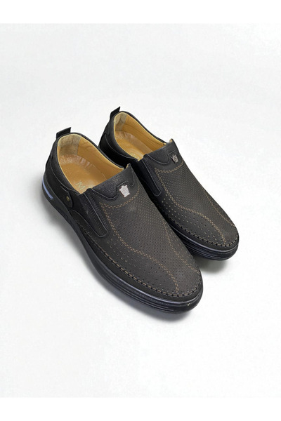 Desimod Genuine Nubuck Leather Full Orthopedic Comfortable Men's Shoes