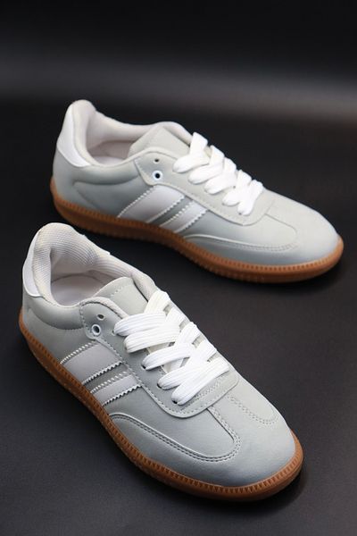HEROD Women's Gray Sneaker Sports Shoes Samba Casual