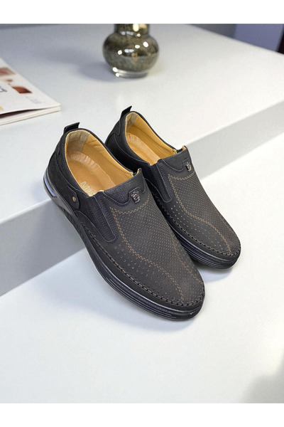 Desimod Genuine Nubuck Leather Full Orthopedic Comfortable Men's Shoes