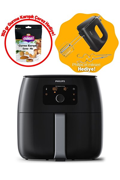 Philips Hd9650/90 Airfryer Xxl Fritöz Hr3705 El Mikseri Hediyeli 2 Yıl Türkiye Garantisi