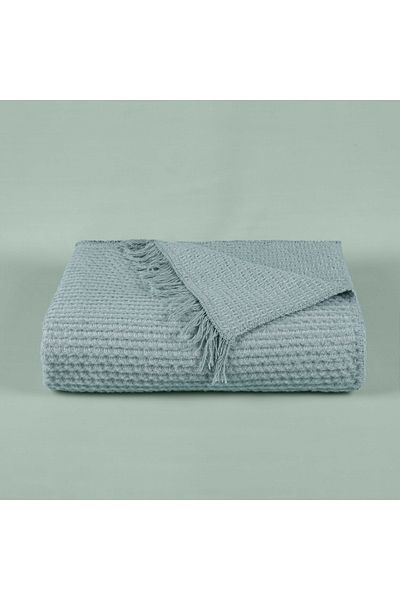 Taç Taç Boutique Nordic Cotton Single Blanket Mint