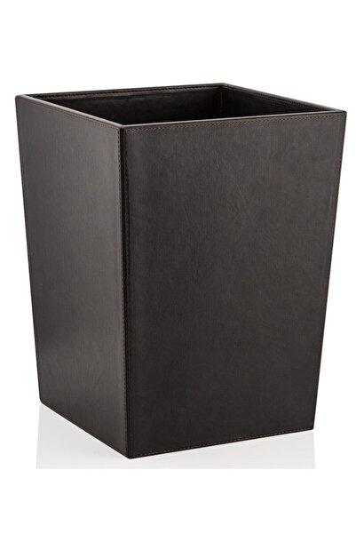 pusula Deri Çöp Kutusu, Organizer Deri Kutu, Ofis Ve Ev Deri Çöp Kovası