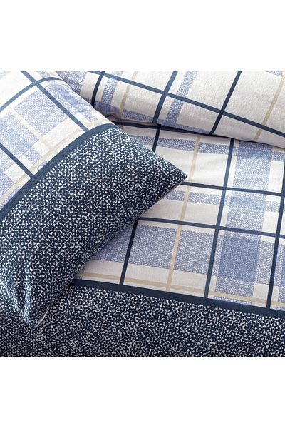 Taç Set cuvertură dublă de flanel Blue Crown Ares