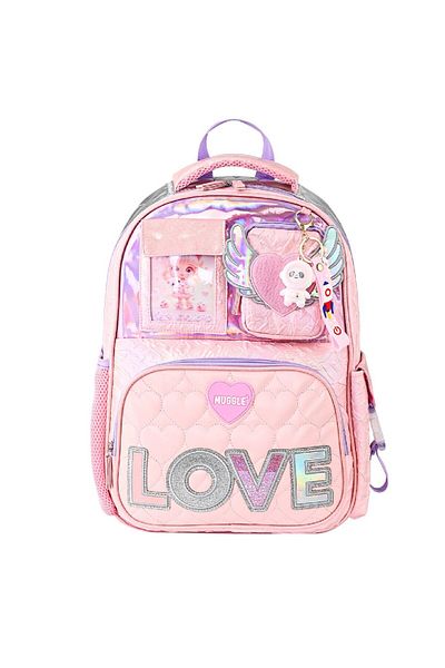 MUGGLE Special Design "Love Collection" Large Size School Bag with Decomus