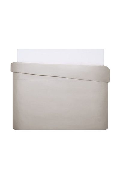 Linens Mix&Match Cotton Satin Superking Size Duvet Cover Stone