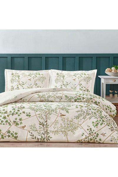 Linens Green Double Sc Windsor Duvet Cover Set