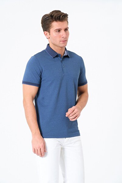 Rich Ανδρικό μπλουζάκι Basic T-shirt Polo Neck