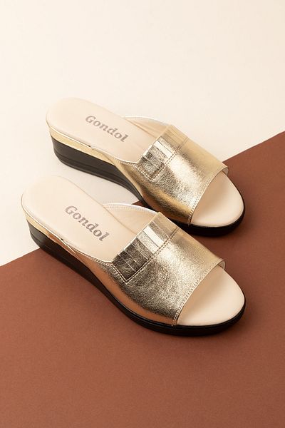 Gondol Genuine Leather House Slippers Özl.966