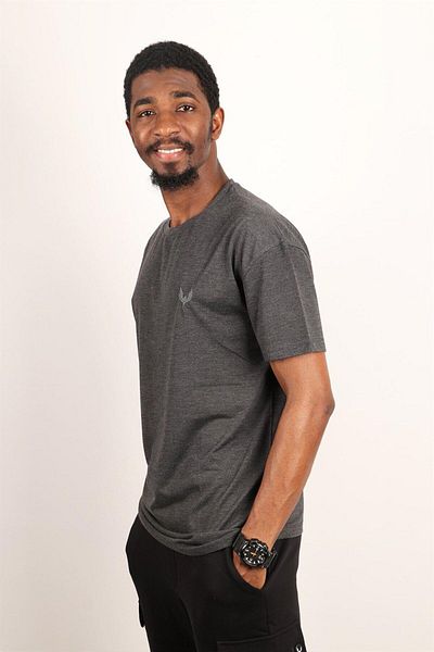 Rich Ανδρικό μπλουζάκι Oversize Crew Neck 100% βαμβακερό