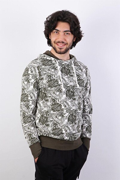 RICH GİYİM Rich Men's Hooded Printed Sweatshirt