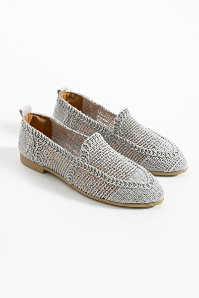 eformoda by emre yılmaz Women's Straw Lace Ballerina Ballet Pw01