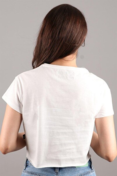 Rich Γυναικεία κοντομάνικη μπλούζα Crop