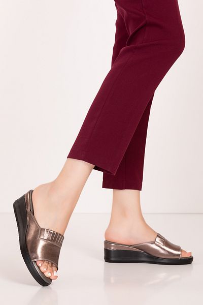 Gondol Genuine Leather House Slippers Özl.966