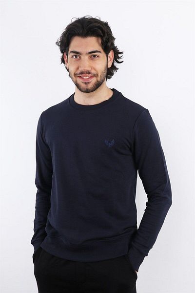 RICH GİYİM Ανδρικό φούτερ Navy Blue