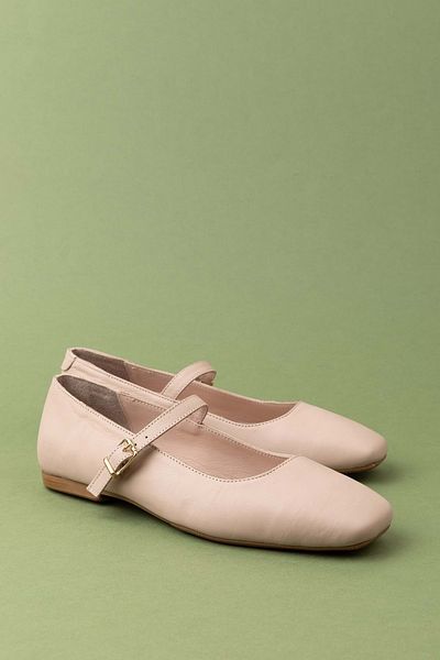 Gondol Genuine Leather Daily Classic Single Strap Ballerinas Ln.4410