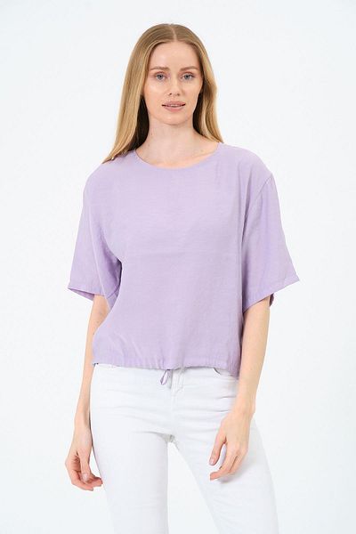 Rich Bluză de damă oversize cu decolteu