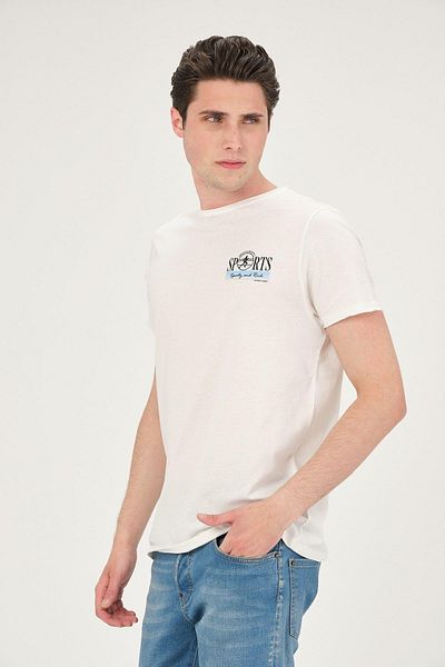Rich Ανδρικό μπλουζάκι Washed Basic T-shirt 100% βαμβάκι
