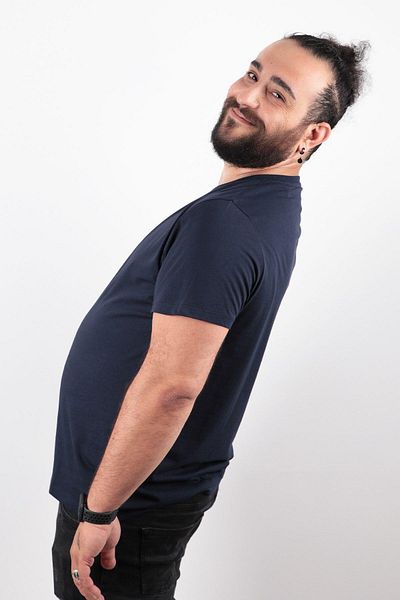 Rich Large Size Basic T-shirt 100% Cotton T-shirt