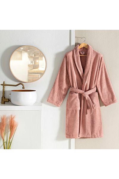 Taç Βαμβακερό μπουρνούζι Şalyaka Rose Motif XL/Sizni