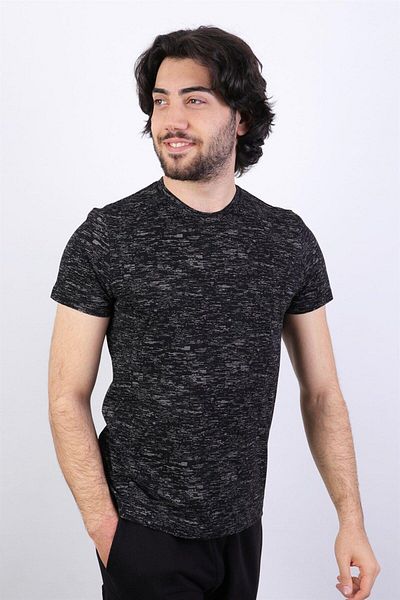 Rich Ανδρικό μπλουζάκι με λαιμόκοψη με σχέδιο