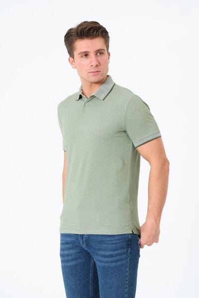 Rich Ανδρικό μπλουζάκι Basic T-shirt Polo Neck