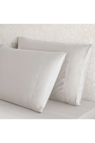 Linens X Tencel™ Lyocell 2-Piece Standard Pillowcase Set Beige