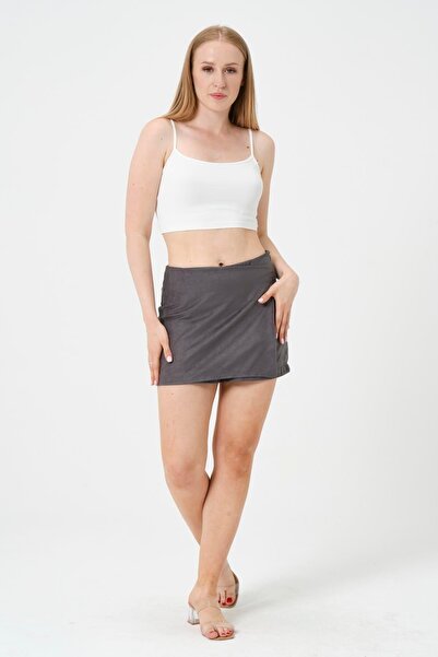 Rich Smoked Shorts Skirt