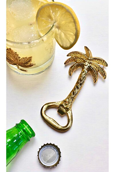 iQey Home Palm Bottle Opener Magnet Gold