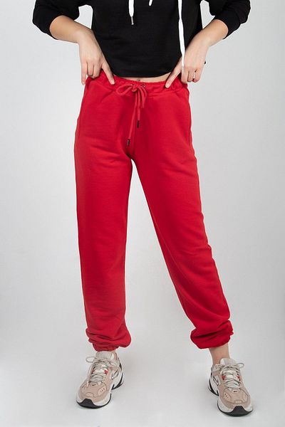 Rich Women's Sweatpants with Elastic Legs and Pockets