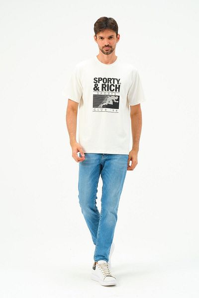 Rich Ανδρικό μπλουζάκι Oversize βαμβακερό
