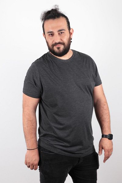 Rich Large Size Basic T-shirt 100% Cotton T-shirt