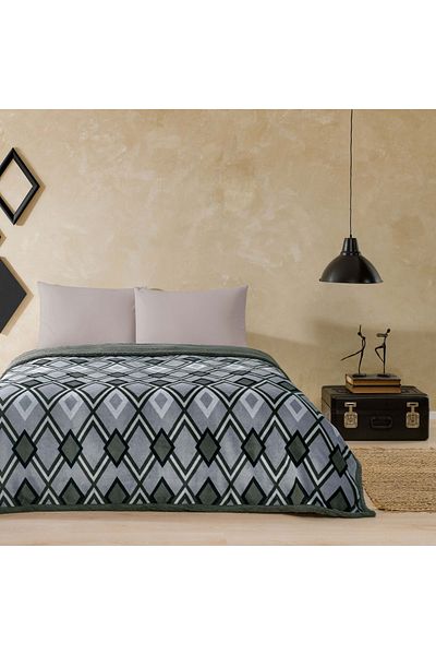 Taç Harlow Gray Double Blanket Sheet Set