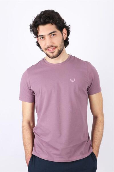 RICH GİYİM Rich Erkek Logo Baskılı T-shirt %100 Pamuk Tişört