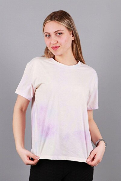 Rich Γυναικείο T-shirt Batik Oversize Pink