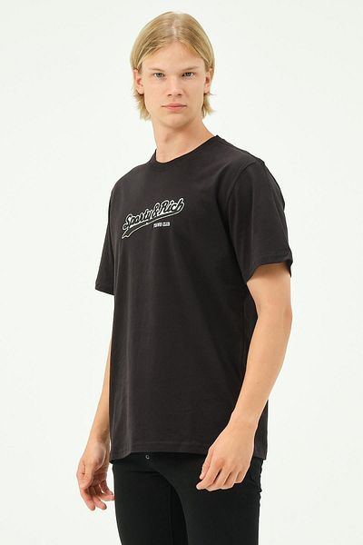 Rich Ανδρικό κέντημα με στάμπα Sports Oversize T-shirt Tshirt.