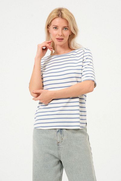 Rich Γυναικείο ριγέ T-shirt Oversize T-shirt
