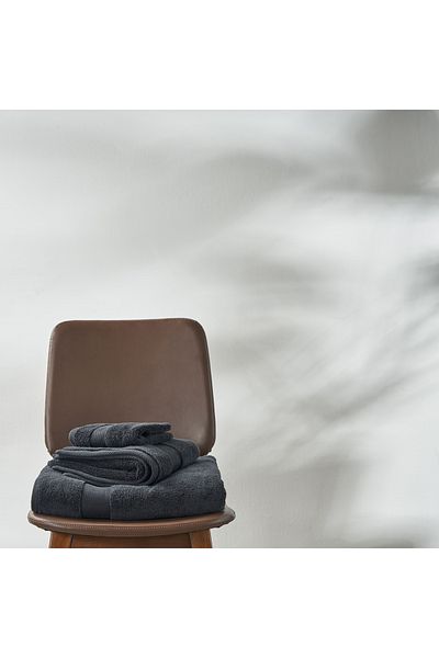 Linens 30X45 cm Premium Black Cotton Hand Towel