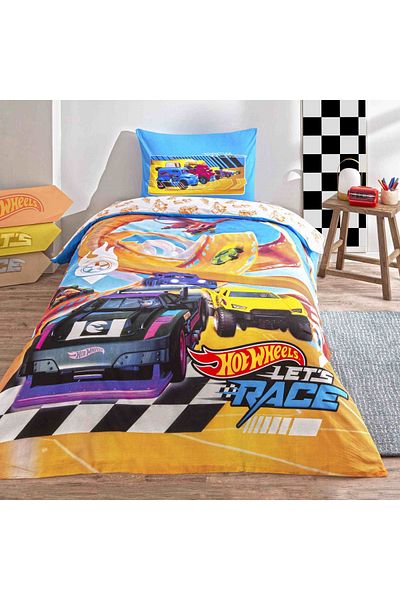 Taç Set de husă de pilota din bumbac Hot Wheels Let's Race cu licență