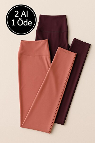 Rich Жіночий комплект з 2 штук Indigo - фіолетовий, висока талія, еластичні, ...