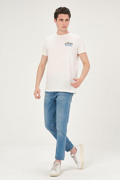 Rich Ανδρικό μπλουζάκι Washed Basic T-shirt 100% βαμβάκι
